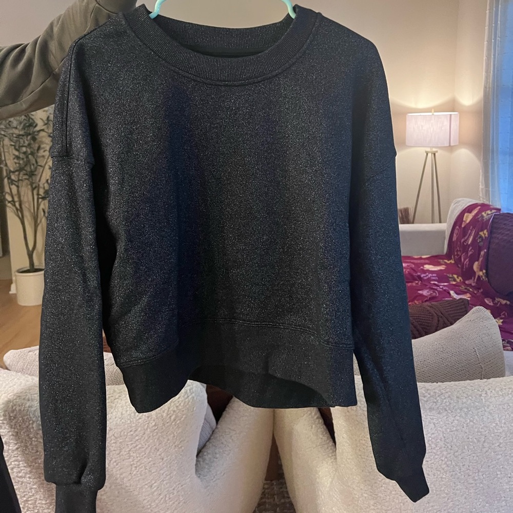 Lululemon Perfectly Oversized Black Sparkle